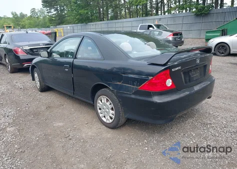 2004 Honda Civic Lx из США, поврежденный, VIN 1HGEM22534L004323